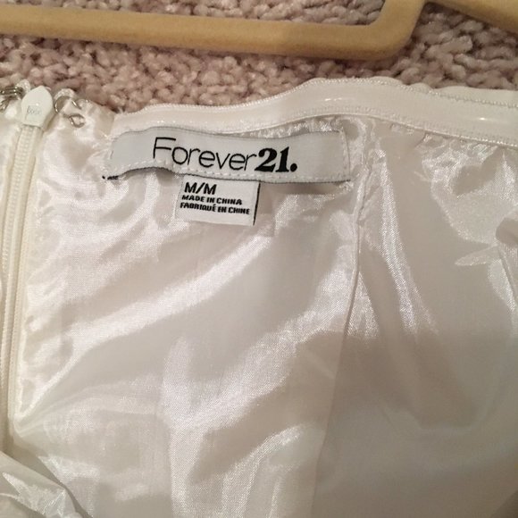 Ivory Strapless Dress (Medium) - Picture 8 of 9